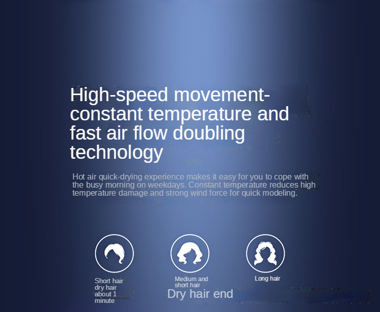 Hot sale new design negative ion hair dryer portable 220V Blu-ray mini hair dryer home dormitory wholesale gift drop shipping