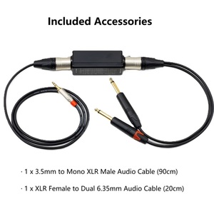 MAXIMON Mini Isolator Single 6.35 XLR Channel <strong>Audio</strong> Isolator Balanced Signal Isolation Converter - Product Image 4