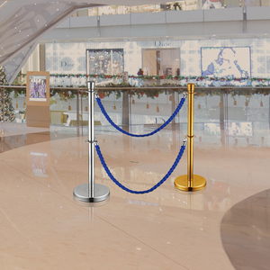 Vàng nhung dây rào cản với bóng Ống kiểm soát giao thông sân bay stanchions cho kiểm soát đám đông - Product Image 2