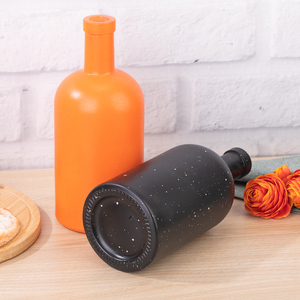 50ml 200ml 350ml 500ml 750ml <strong>1L</strong> Large Capacity Glass Bottle 500ml Milk Tea With Label Logo Customized Design Hot Stamp Logo - Product Image 1