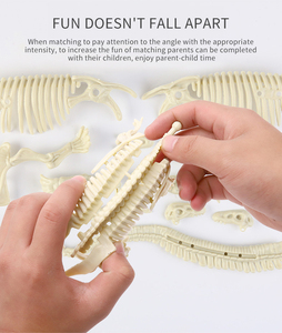 Kit de excavación de dinosaurios para niños, modelo de esqueleto, fósil - Product Image 4