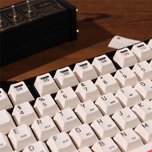 PBT Keycaps Minimalist White <strong>Programmer</strong> Theme 139 Keys DYE-SUB Cherry Profile for Cherry MX Switch 61/64 Mechanical <strong>Keyboard</strong> - Product Image 4