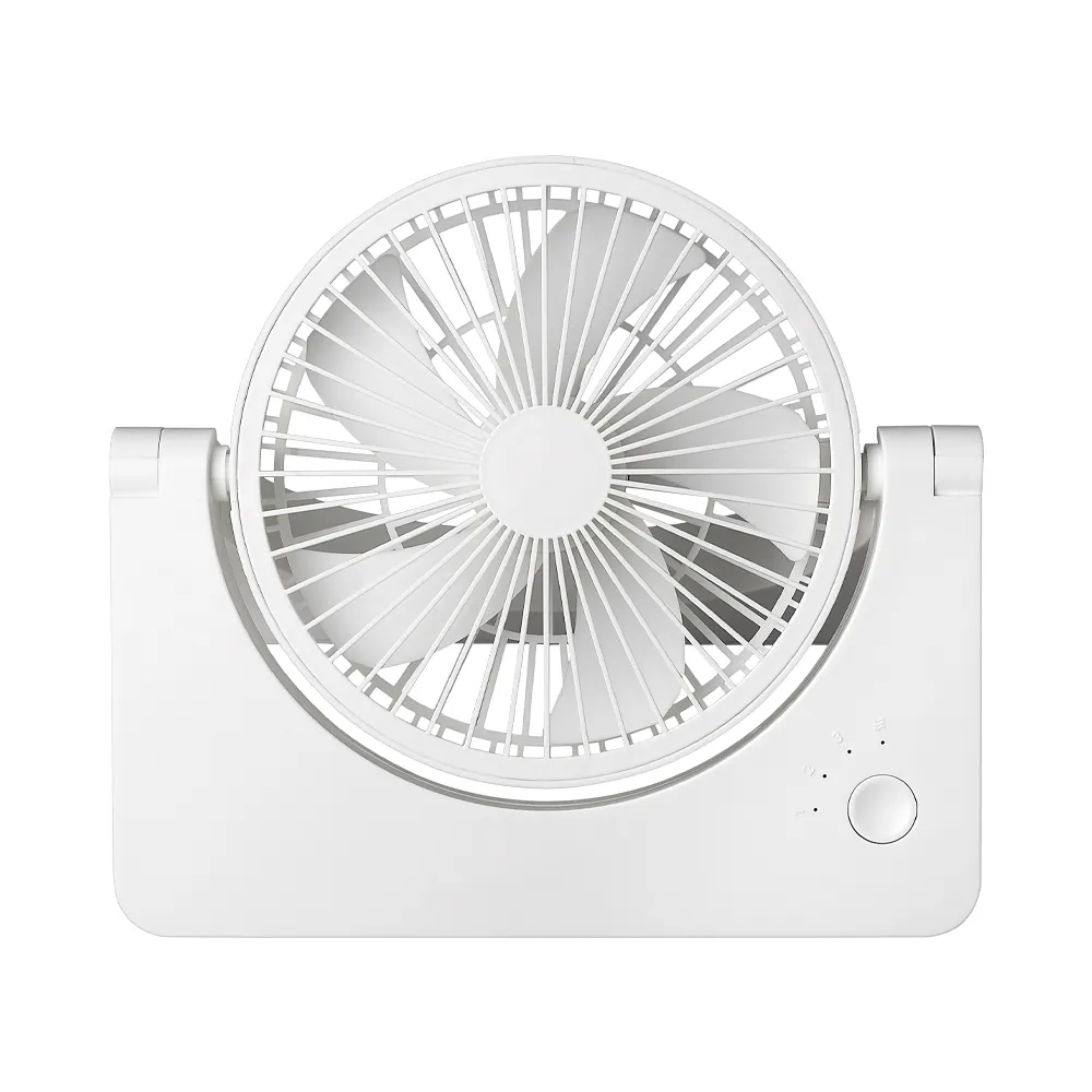 Mini VENTILADOR DE CC con Motor de cobre plegable, ventilador recargable por USB, material ABS, suministro de aire para libros, 3-4 metros