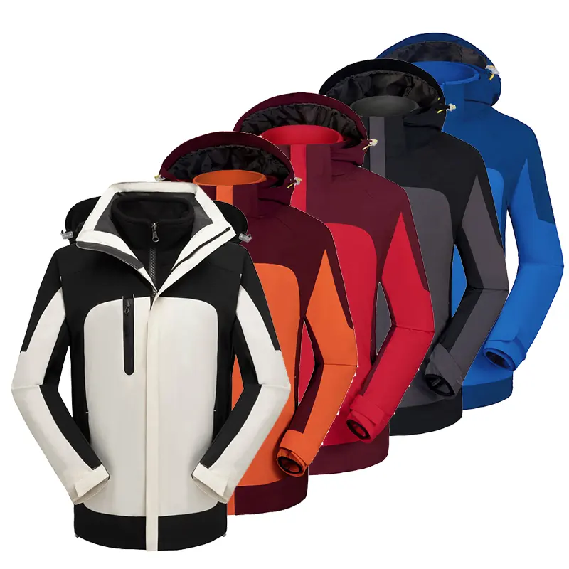 Chaquetas impermeables a prueba de frío para hombre, chaqueta gruesa y cálida personalizada, cómoda, antiestática, para invierno