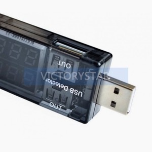 Dual <strong>USB</strong> current and voltage tester one to two adapter power performance testCan easily measure the output voltage of the <strong>USB</strong> po - Product Image 1