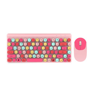 Popular combinación de teclado para juegos de colores mezclados, combinación de teclado inalámbrico para ordenador y ratón para juegos - Product Image 4