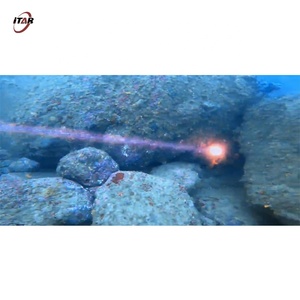 Oem chiến thuật 200m dưới nước không thấm nước IP68 LED trắng Laser lặn đèn pin với cao-strobe chế độ - Product Image 1