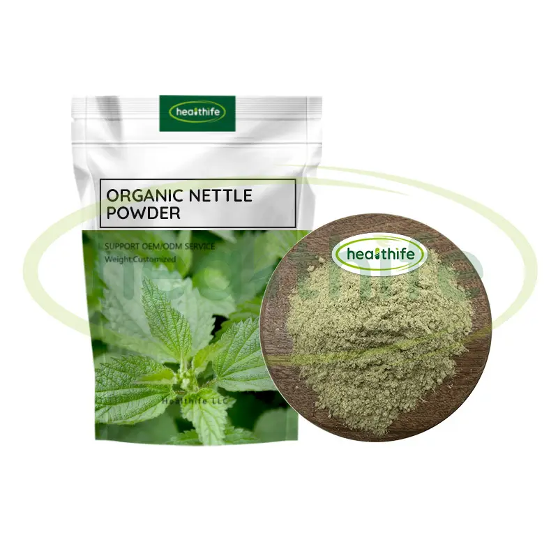 FocusHerb USDA dan EU bersertifikat organik Urtica bubuk Dioica makanan super Nettle daun bubuk