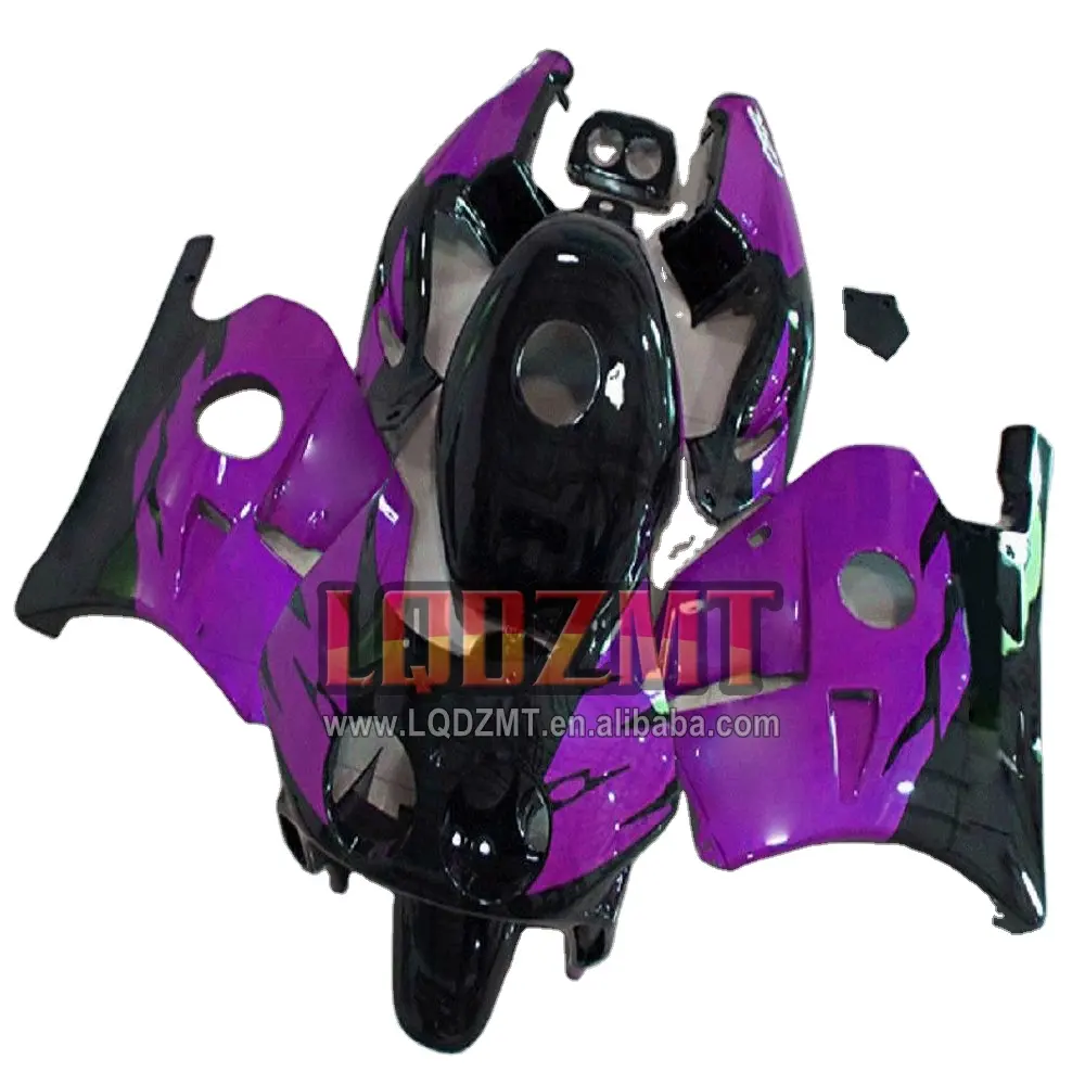 Corpo De Injeção Para HONDA CBR250RR MC19 CBR250 CBR 250 RR CC 250RR 88 preto roxo 89 72No.222 CBR 250CC 1988 1989 OEM Fairing Kit