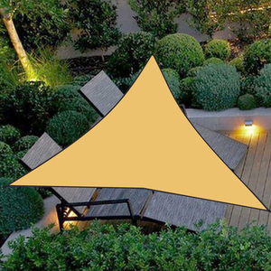 HDPE Outdoor Sun Shade Segel Dreieck Markisen stoff für Parkplatz Patio & Schwimmbad Wetter beständig und stilvoll