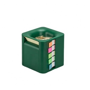 Dispensador de notas adhesivas todo en uno, dispensador de banderas de índice surtido, Clip de papel, organizador de escritorio para bañera, soporte para notas adhesivas - Product Image 1