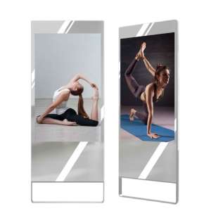 Sistema Android Windows independiente de 32 pulgadas, espejo de Fitness LCD para interiores, Sensor de movimiento, cámara facial, tiendas minoristas, centros comerciales - Product Image 4