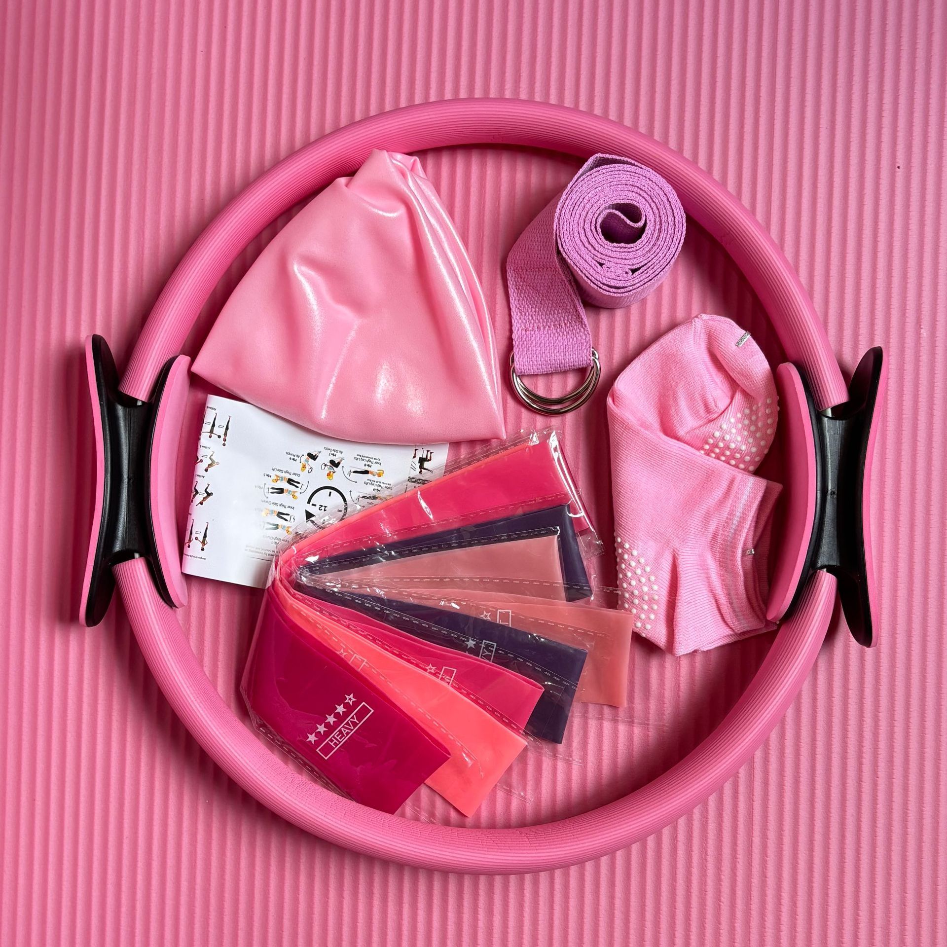 Set rosa da 10 pezzi