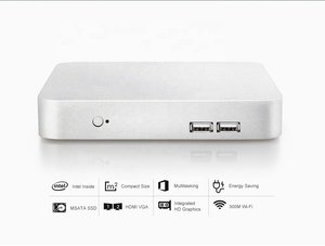 ミニPCポータブルN4000プロセッサーSATAUSB2.0サポートWin10XP 12V5Aデスクトップコンピューター (ファン付き家庭用) - Product Image 6