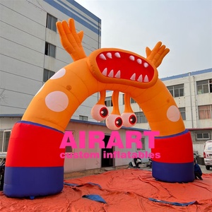 Xiếc đảo ngược chú hề Inflatable đôi mắt lớn Cổng Tò Vò cửa với LED chiếu sáng - Product Image 2