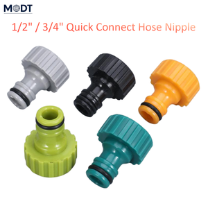 Phụ kiện vòi nước dụng cụ làm vườn ABS 1/2 \ "3/4 \" 1 \ "đầu nối bộ chuyển đổi vòi nước bề mặt nhẵn Đầu nối vòi có ren thấp MDT - Product Image 6