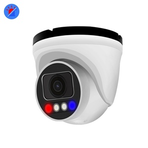 高质量成像，配有4MP 6MP 8MP分辨率8 MP AcuSense频闪灯和声音警告固定镜头转塔圆顶IP摄像机 - Product Image 1