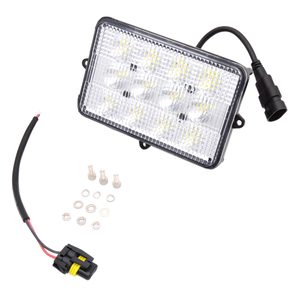 60W dikdörtgen Led sel J Deere birleştirir 12Volt 24Volt traktör parçaları Led traktör ışık