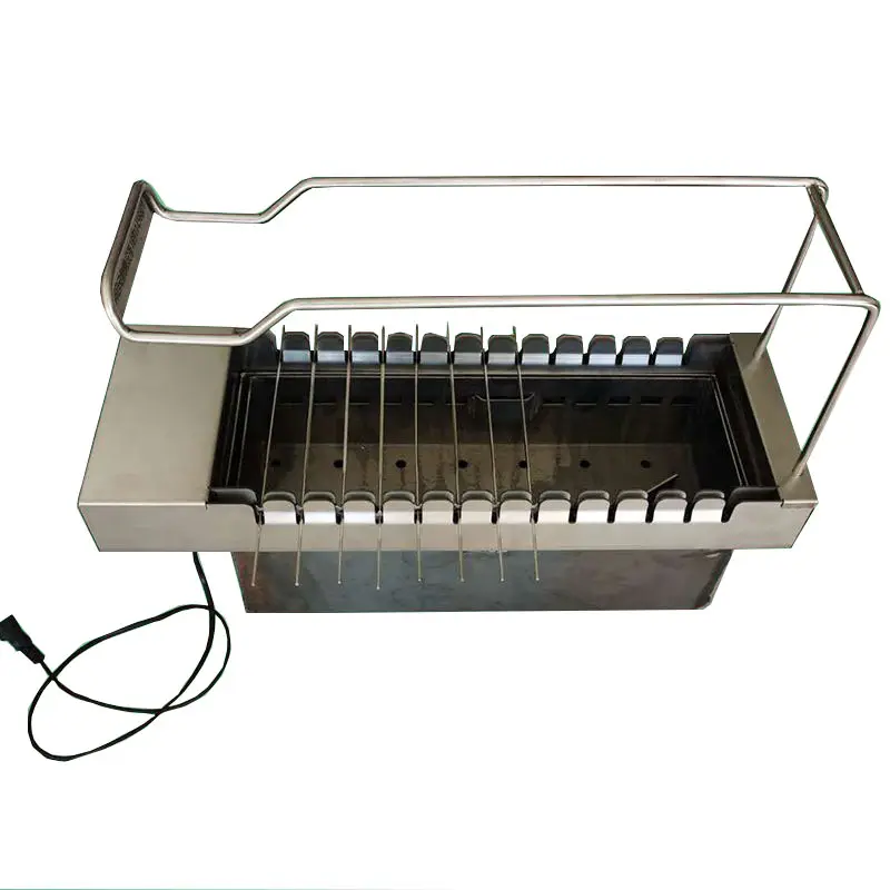 Multi-function automatic rotary oven /oversized barbecue machine /smokeless electric oven for charcoal bbq grill with skewer