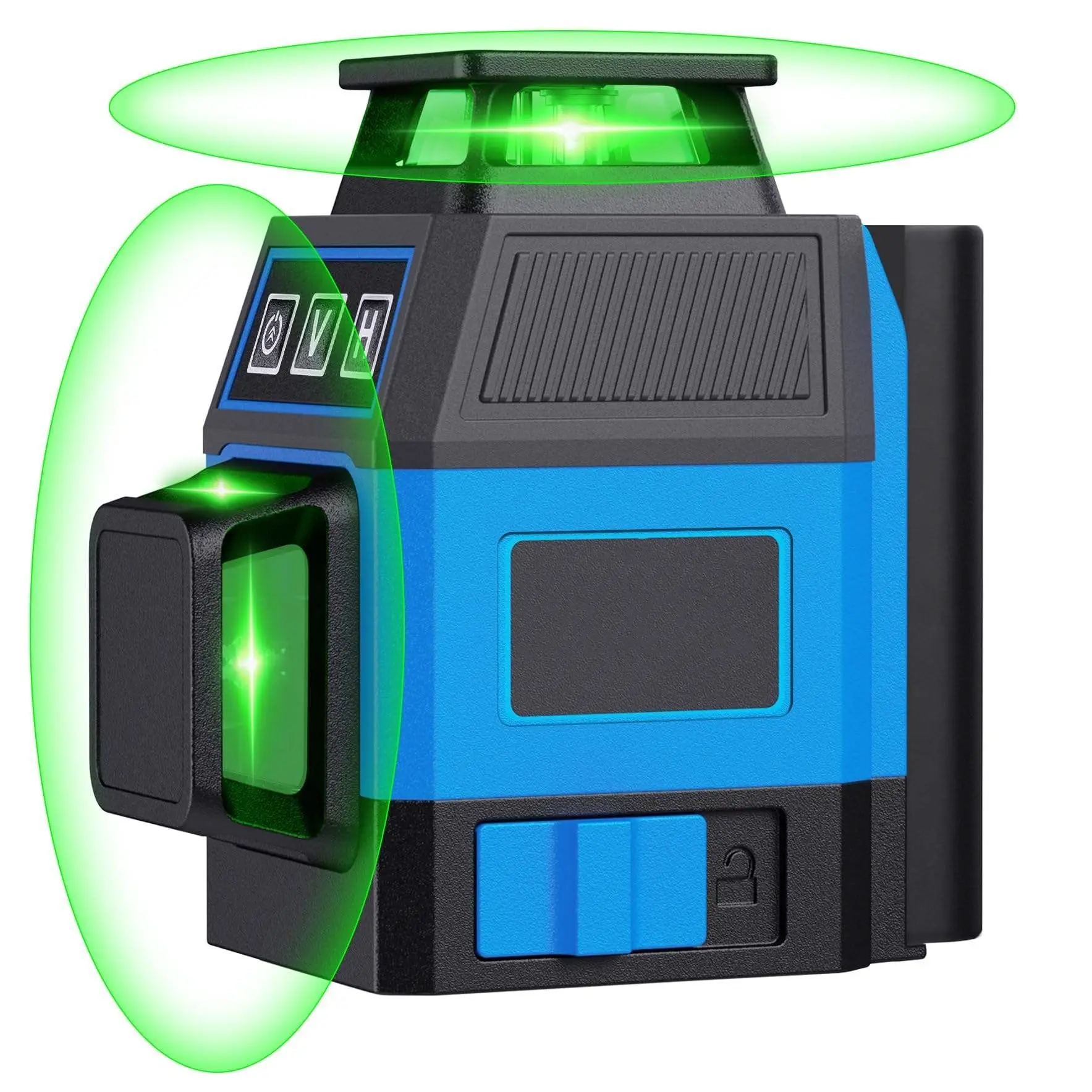 8 Lines 2D Rotary Nivel Laser 360 Green Beam Self-leveling Laser Levels Horizontal&Vertical Cross Line Laser Level machine