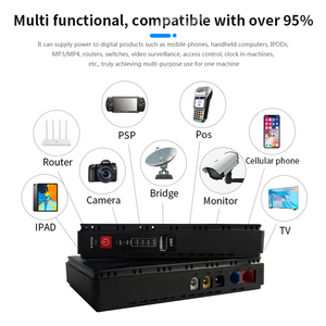 CWUPS мини умный DC бытовая техника UPS 10400 Mini Online однофазный 5V 9V 12V Wi-Fi роутер компьютер ток переменного тока 50 Гц сетевой - Product Image 6