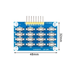 4 X4 16 Tasten Matrix-Tastatur modul MCU-Entwicklung PCB Patch Buttons Learning Board 3.3V 5V für Arduino
