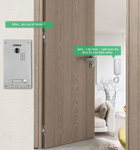 Sistema de intercomunicación de cable de 2 vías sistema de entrada de puerta de vídeo sistema de intercomunicación de teléfono de puerta de audio de apartamento