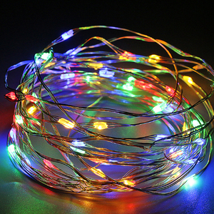 1M 10Led/2M 20LEDs/3M 30Led Stringa Leggiadramente delle Luci di CR2032 Battery Operated mini LED Starry Luci Della Stringa per la Cerimonia Nuziale - Product Image 2