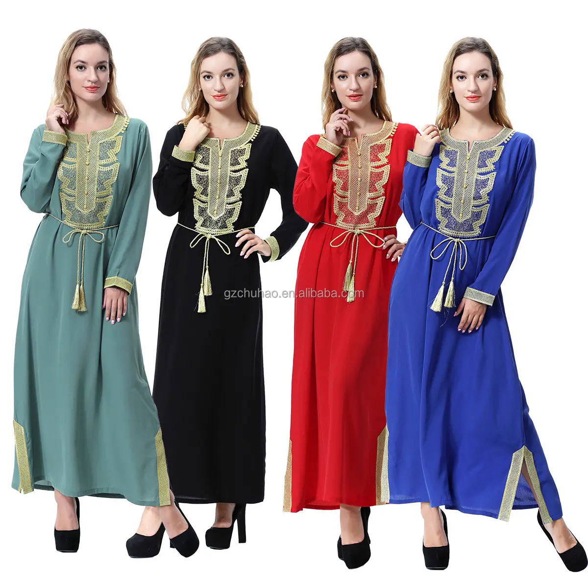 ملابس نسائية جديدة، بدلة إسلامية ماليزية اندونيسية، تنورة عصرية وبلوزة بأكمام طويلة