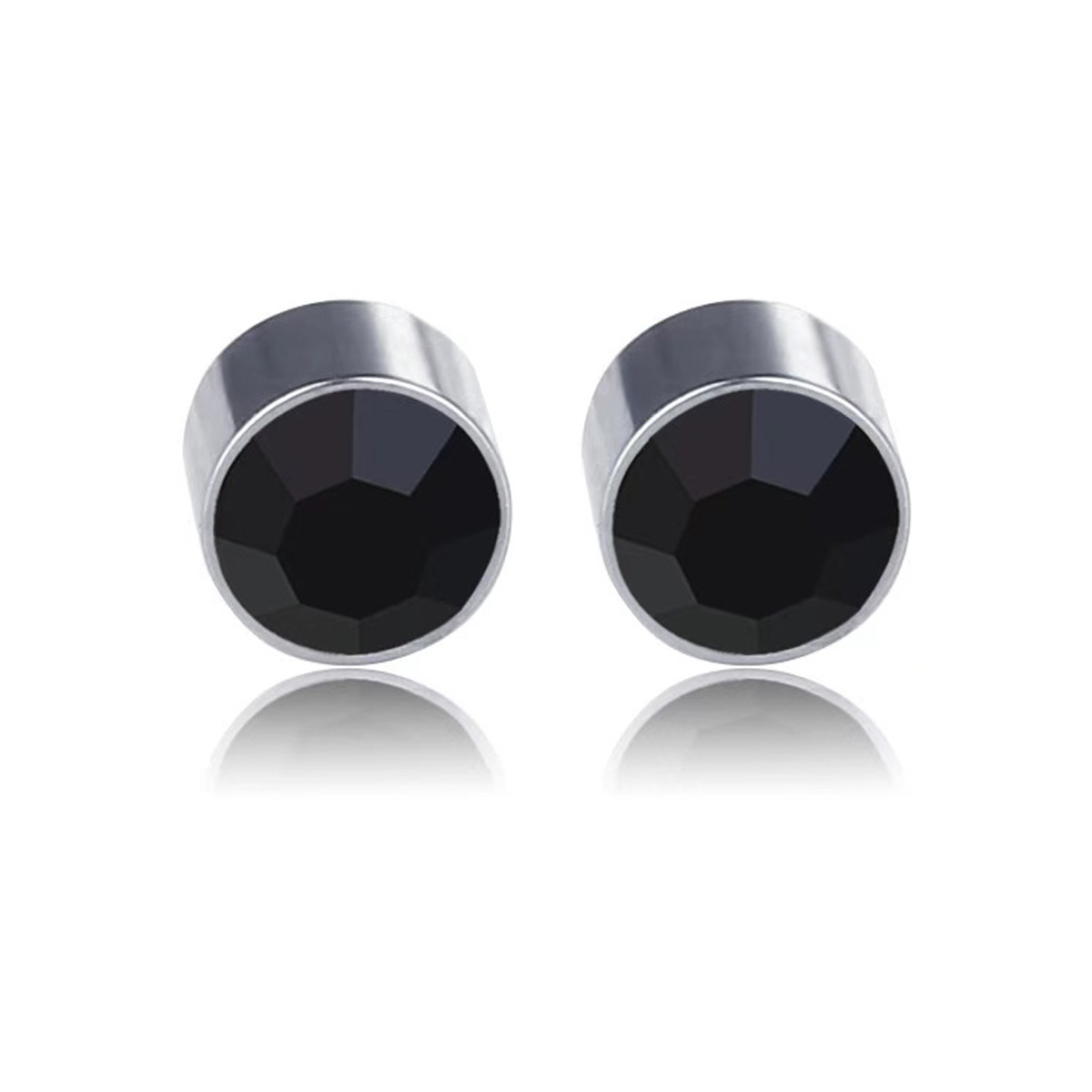 Black 1 pair 6mm