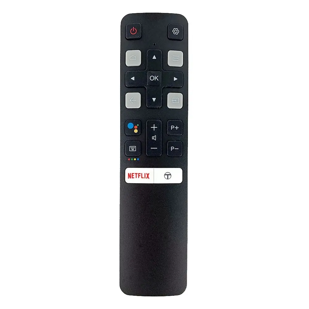 Pour TCL4KTV LCD/LED Google TV télécommande RC802V FNR1 FUR6 7 FMR1 FUR4 Netflix télécommande universelle