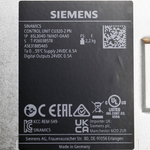 Uesd sinamics S120โมดูลมอเตอร์เดี่ยวชุดควบคุม6SL3040-1MA01-0AA03AC PLC ไดนามิกส์ CU320-2 PN โดยไม่ต้องมีแฟลชการ์ดขนาดกะทัดรัด - Product Image 2