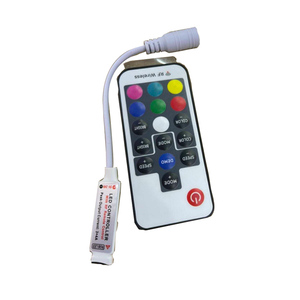 Luce LED Controller 5-24V monocromatico colore RGB luce con funzione Multi-pulsante a distanza - Product Image 2