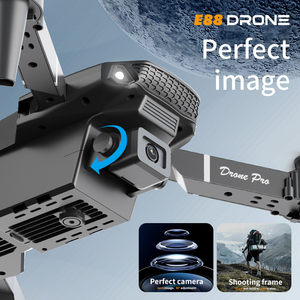 Wholesale E88 Pro Drone 4k Hd Dual Camera Fpv 13 <strong>Minutes</strong> Flying Long Range Rc Quadcopter Foldable Mini Drone for Beginner - Product Image 5