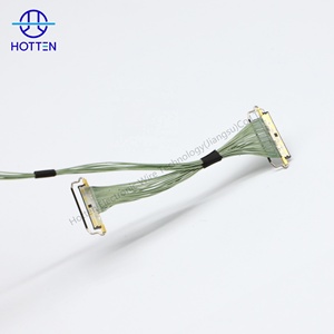 Personnalisation flexible 42AWG Micro faisceau de câbles coaxiaux pour UAV(DRONE) avec faisceau de câbles coaxiaux HRS DF81 30P - Product Image 2