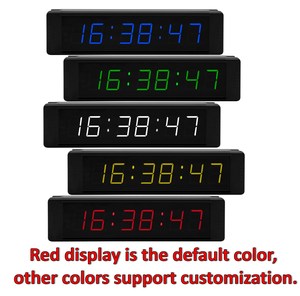 Uso interno 1 pollice 6 cifre Display a LED portatile multifunzione digitale orologio Timer con il conto alla rovescia per le funzioni di cronometro - Product Image 6