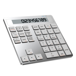 2 in 1 <strong>Keyboard</strong> Calculator Bluetooth 2.4G USB Wireless <strong>Numeric</strong> Keypad Teclado <strong>Numeric</strong> Keypad for Laptops PC Computers - Product Image 1