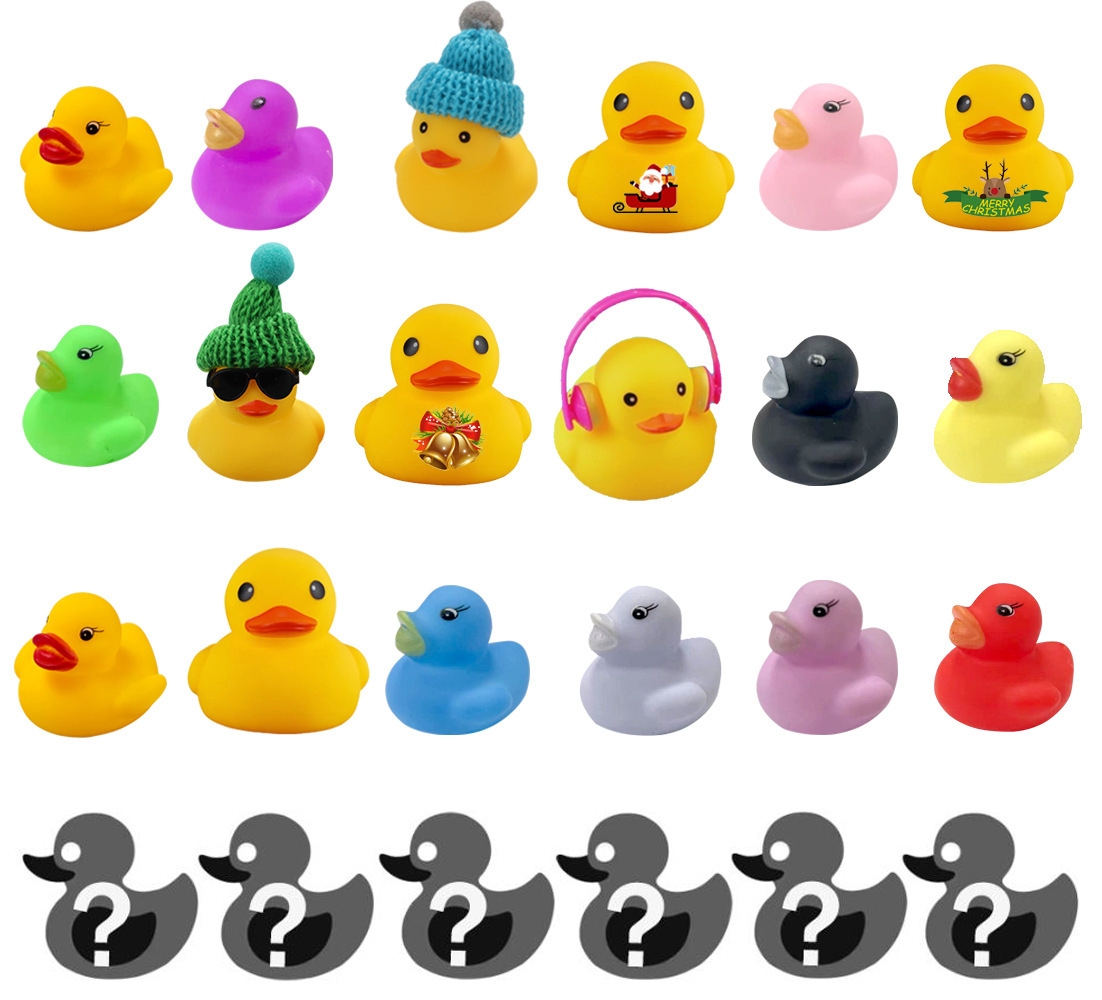 Caoutchouc de Noël - 18 canards Type C