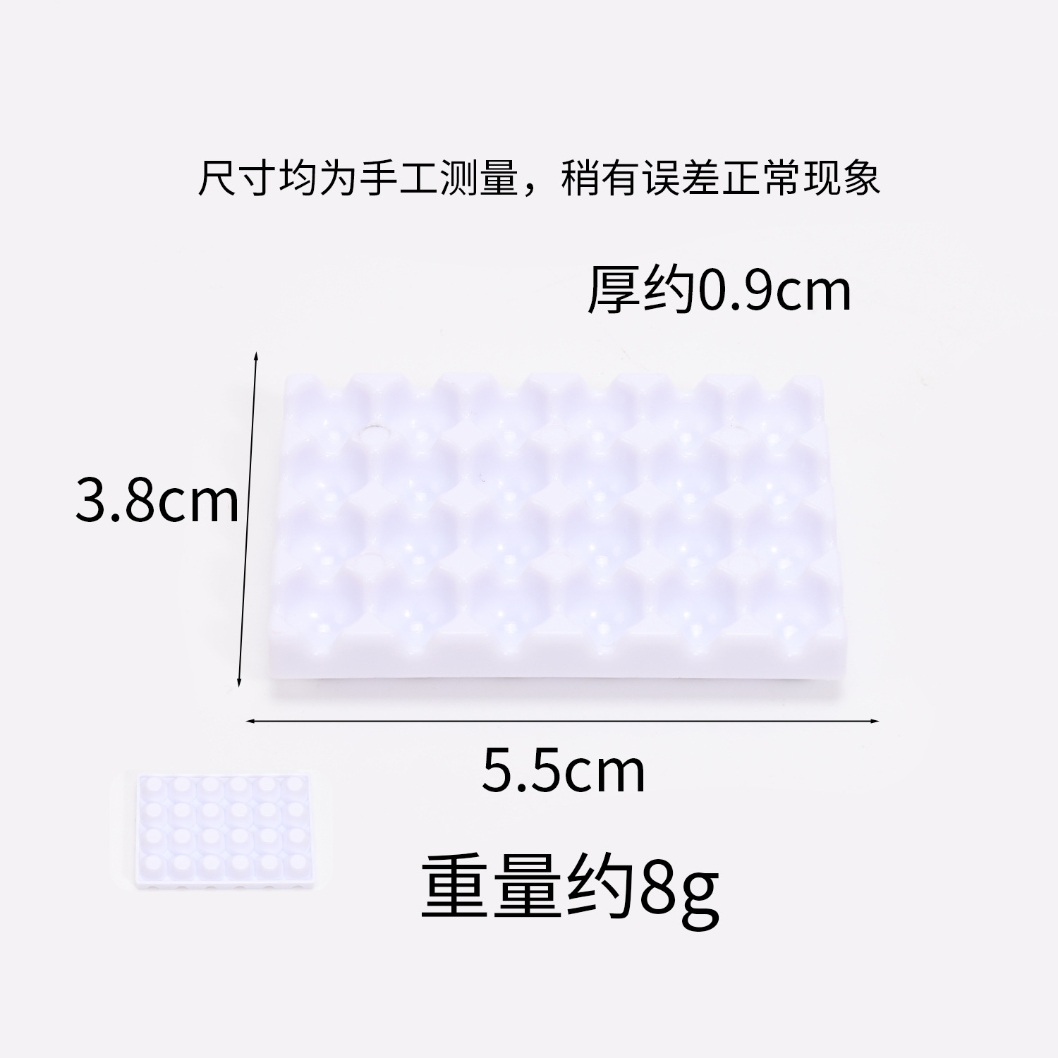 24-hole white egg tray