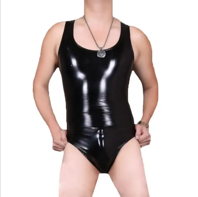 Colete masculino com bordas cruzadas, espartilho divertido, de pvc, leotards, de verão, novo, 2021