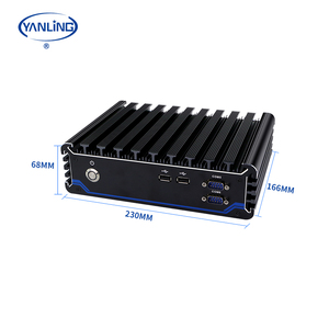 コア第11世代新デザインファンレス産業用コンピューターデュアルギガビットLAN 9-36V入力6 COMポートHD組み込みシステムオートメーション - Product Image 4
