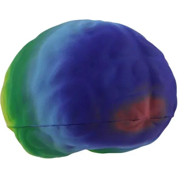 Benutzer definierte Rainbow Brain PU Stress abbau/Stress ball/Stress spielzeug