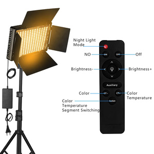 Portable Video Lamp Photography Panel Light With 1.6m Tripod for Studio Makeup <strong>Led</strong> Ring Fill Photographic Lighting - Product Image 2