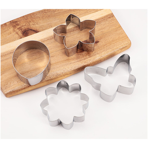 Hoa hình thép không gỉ Cookie cắt cho Baking & Pastry Diy Nhà Bếp nướng Biscuit khuôn cắt - Product Image 1