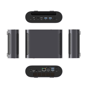 AMD Ryzen 7 8845HS CPU 8 çekirdek/16 konuları ile Mini PC 5.1GHz Radeon 780M GPU 16G RAM 500G sabit Disk oyun için