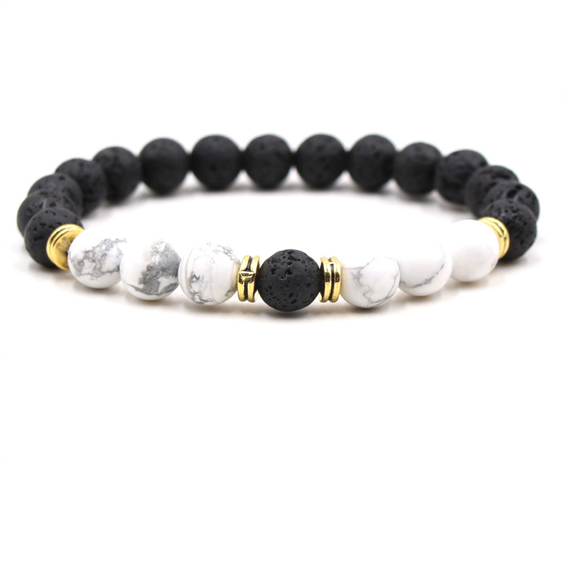 7 Howlite blanche