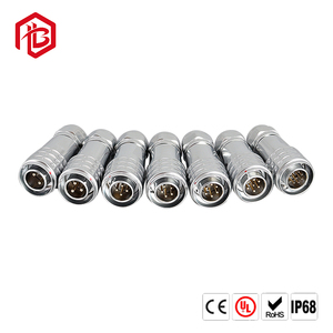 BETT SF12 SF16シリーズ金属防水コネクタ2 3 4 5 <span class=keywords><strong>6</strong></span> <span class=keywords><strong>6</strong></span> 7 8ピン男性プラグと女性ソケットIP68防水コネクタ
