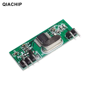 QIACHIP 433Mhz Módulo receptor de RF universal Superheterodino UHF ASK/OOK Demodulación 433,92 Mhz Interruptor remoto Kit de bricolaje inalámbrico - Product Image 3