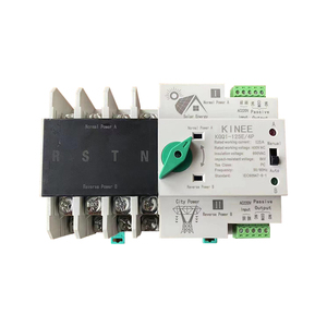Kinee 2P 3P 4P AC 220V 63A 100A <strong>125A</strong> Uninterruptible Dual Power Automatic Transfer <strong>Switch</strong> for Solar ATS - Product Image 2