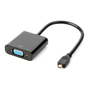 Adaptador MICRO HDMI a VGA, cable de conversión de vídeo de cámara, entrada micro hdmi/salida VGA